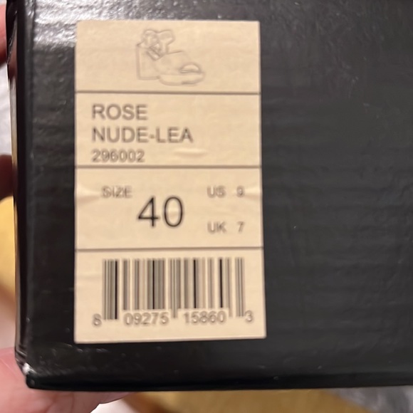 Chelsea Crew Black Label “Rose” platform sandals. Never worn - Picture 6 of 6